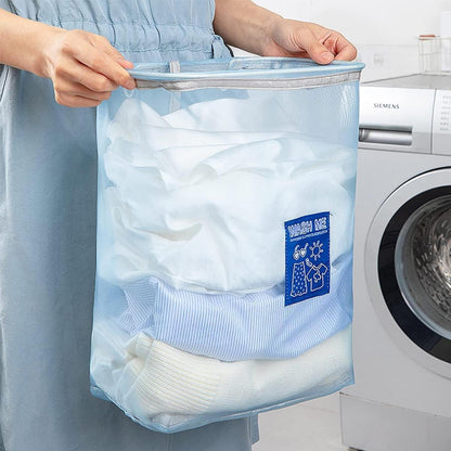 2er Wäschekorb Faltbar Wandmontage Aufbewahrung Grau