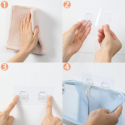 2er Wäschekorb Faltbar Wandmontage Aufbewahrung Grau