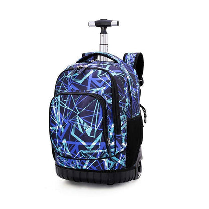 Trolley Rucksack für Schüler – Multifunktionaler Schulrucksack Rot