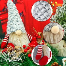 Weihnachtszwerg Plüschpuppe, handgemachter sitzender
