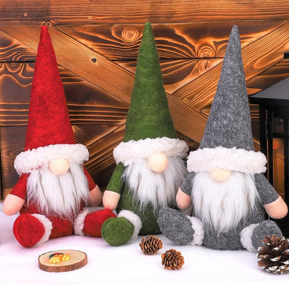 3er Set Handgemachte Schwedische Weihnachtsgnome Weihnachtsdekoration