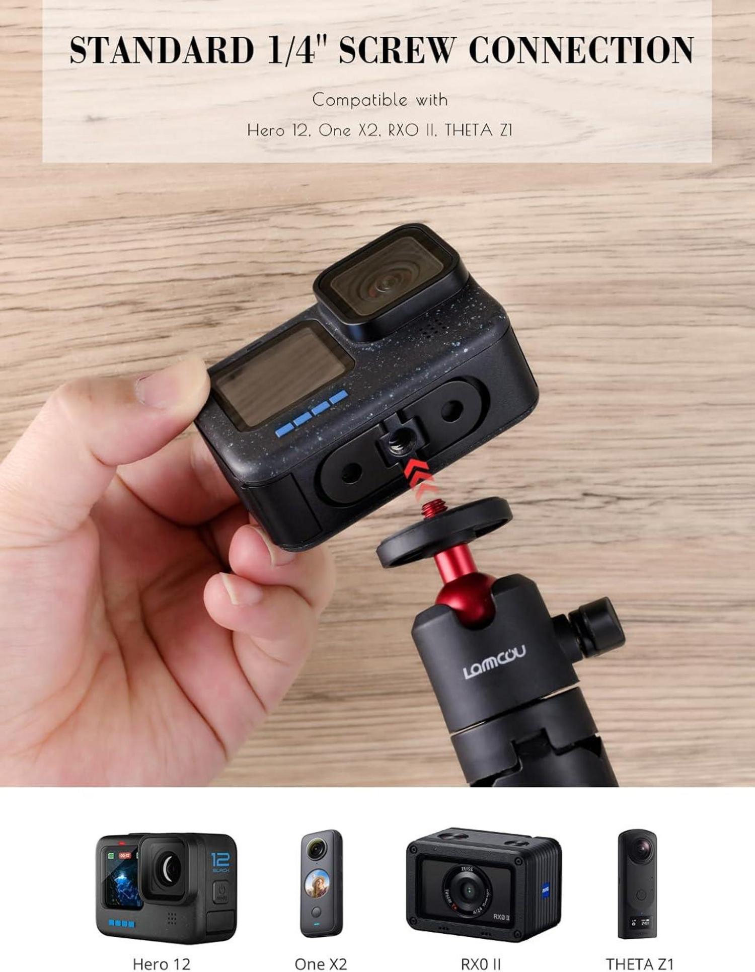 Action Kamera Mini Stativ Verlängerungsstange kompatibel GoPro Hero 13