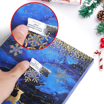 Königsblauer Schmuck Adventskalender 2024 - DIY Perlen