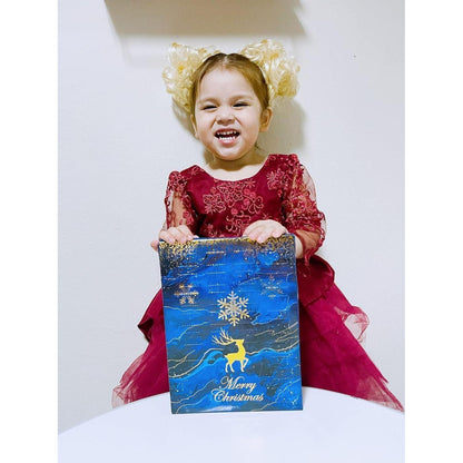 Königsblauer Schmuck Adventskalender 2024 - DIY Perlen