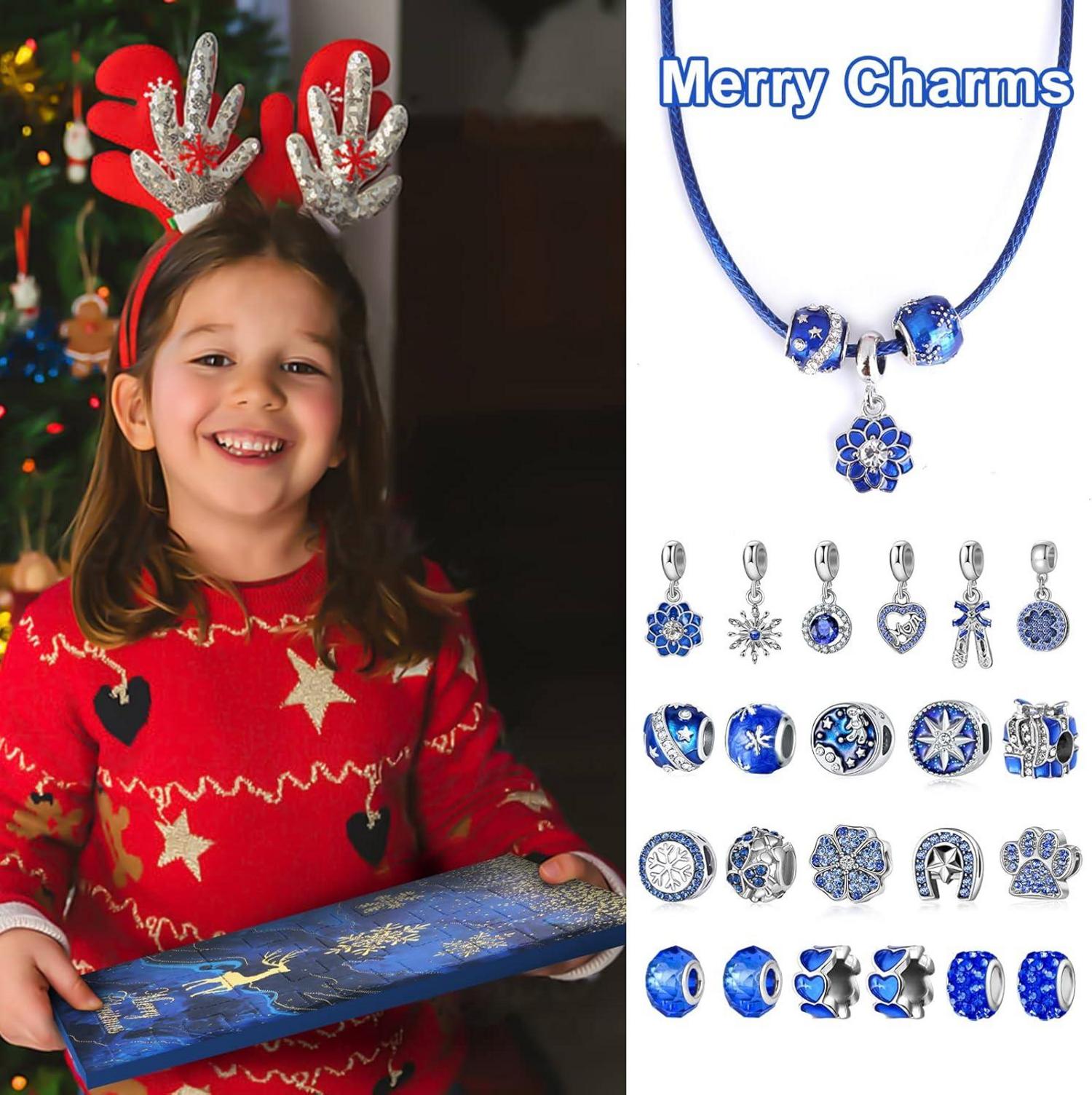 Schmuck Adventskalender 2024 für Mädchen mit