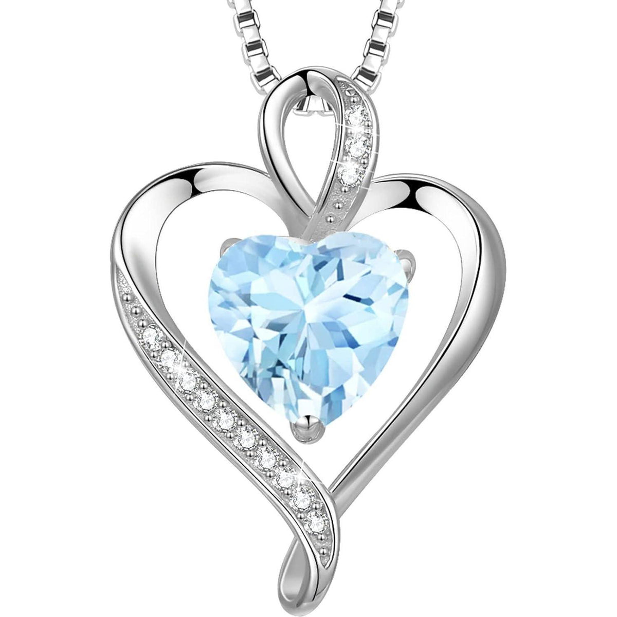 Silber Herz Halskette Damen 925 Sterling Silber Geschenk
