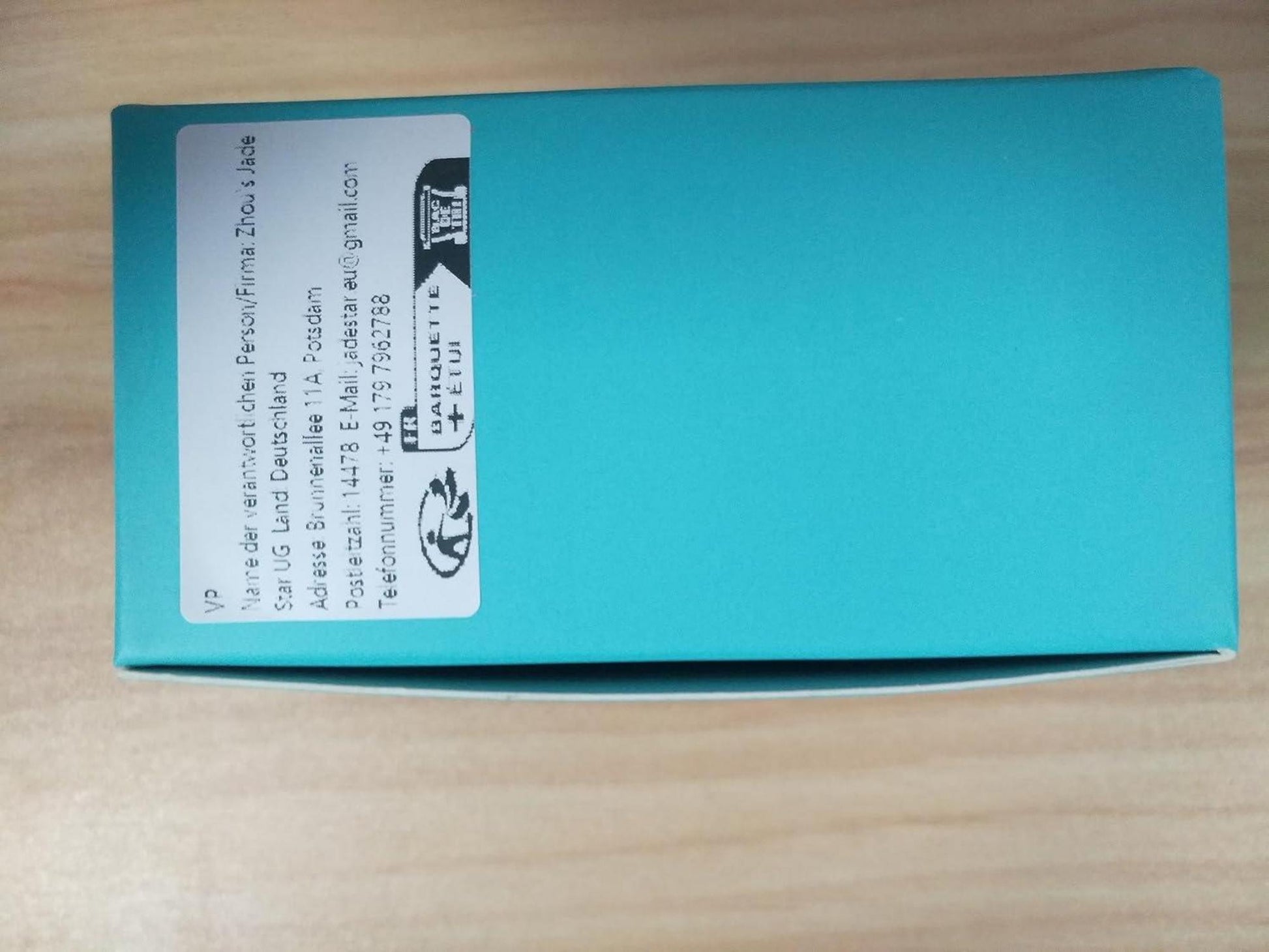 Vlando Schmuckkästchen Reise Schmuckbox mit Spiegel Leder Aufbewahrung Grau