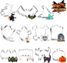Halloween Keksausstecher Set 11-teilig Edelstahl Plätzchen Ausstecher