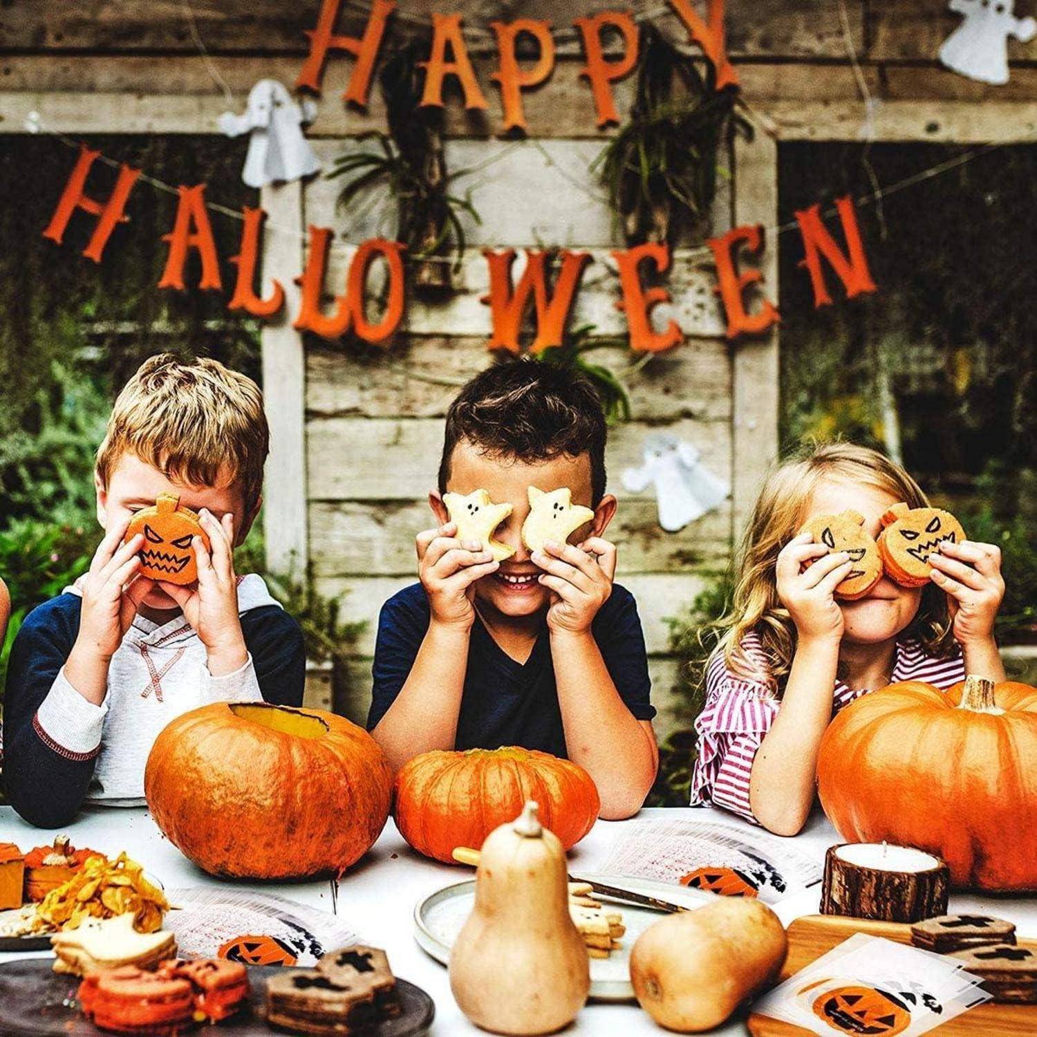 Halloween Keks Ausstecher Set 11-teilig Edelstahl Kürbis Geist Fledermaus