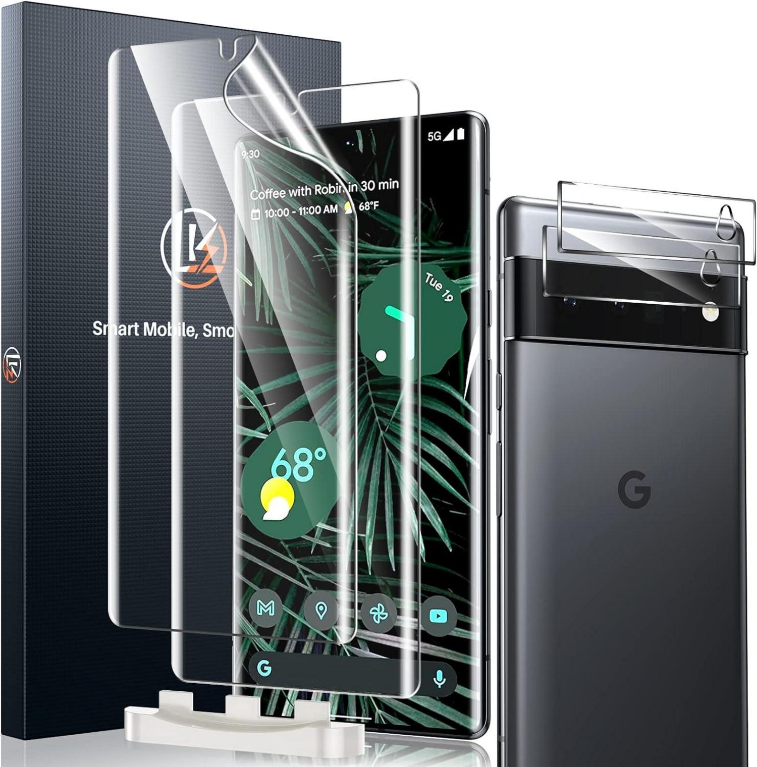 Schutzfolie 4 Stück Kompatibel mit Google Pixel 6 Pro Kamera
