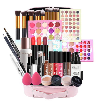 Professionelles Make-up Set 32tlg. mit Schminktasche