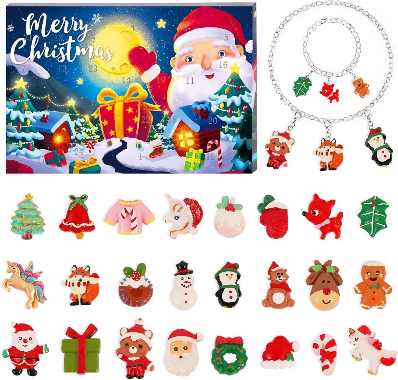 Weihnachts Adventskalender mit 24 Überraschungen für Mädchen