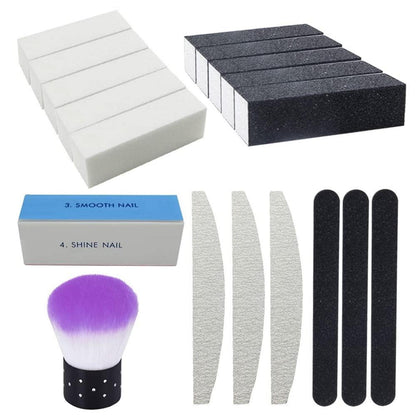 Nagelfeile Set Schmirgel Buffer Polierblöcke Gelnägel Puffer