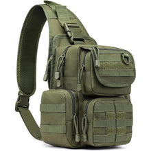 Taktische Militär Brusttasche Molle Umhängetasche Grün