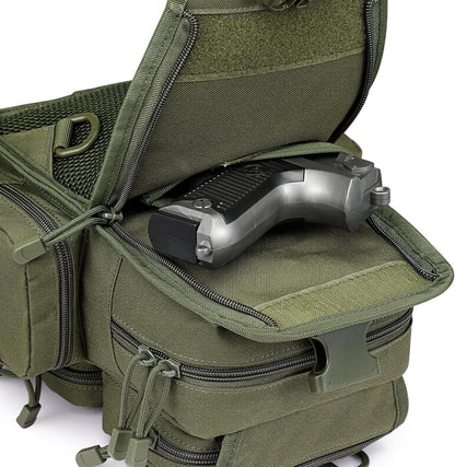 Taktische Brusttasche Military Schultertasche Molle Armee Crossbody