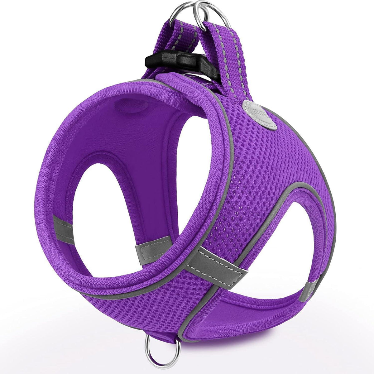 Joytale Hundegeschirr Air-Mesh atmungsaktiv reflektierend XXS Lila