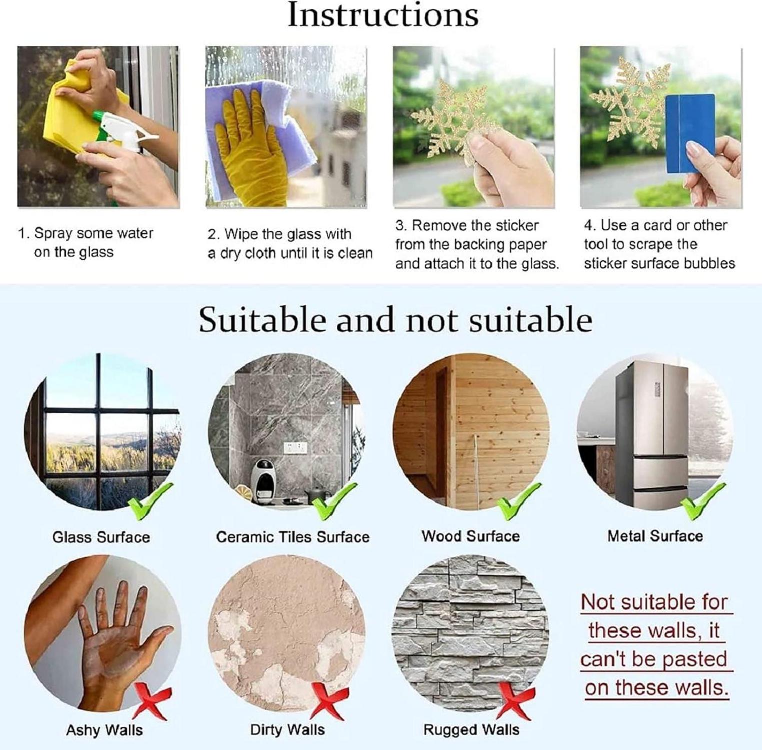 Weihnachtsdeko Aufkleber Fensterbilder Weihnachtsmann Winter Dekoration