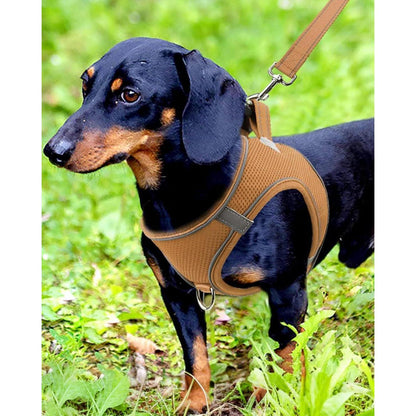 Joytale Hundegeschirr Khaki M atmungsaktiv reflektierend