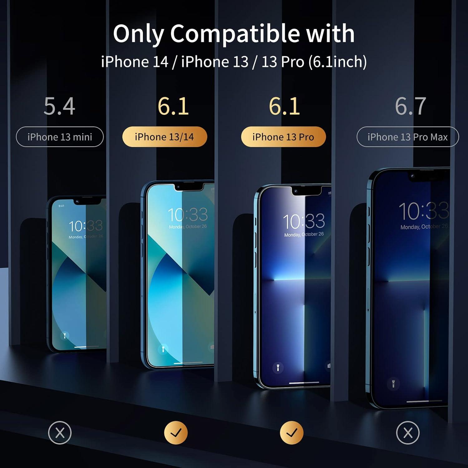 Sichtschutz Panzerglas iPhone 13 13 Pro 6.1 Zoll Blickschutz