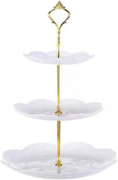 Dessertständer 3 Ebenen Cupcake-Ständer Hochzeit Tischdekoration