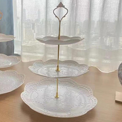 Dessertständer Kunststoff 3 Ebenen Cupcake Süßigkeiten Hochzeit