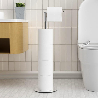 Toilettenpapierhalter Edelstahl Stehend ohne