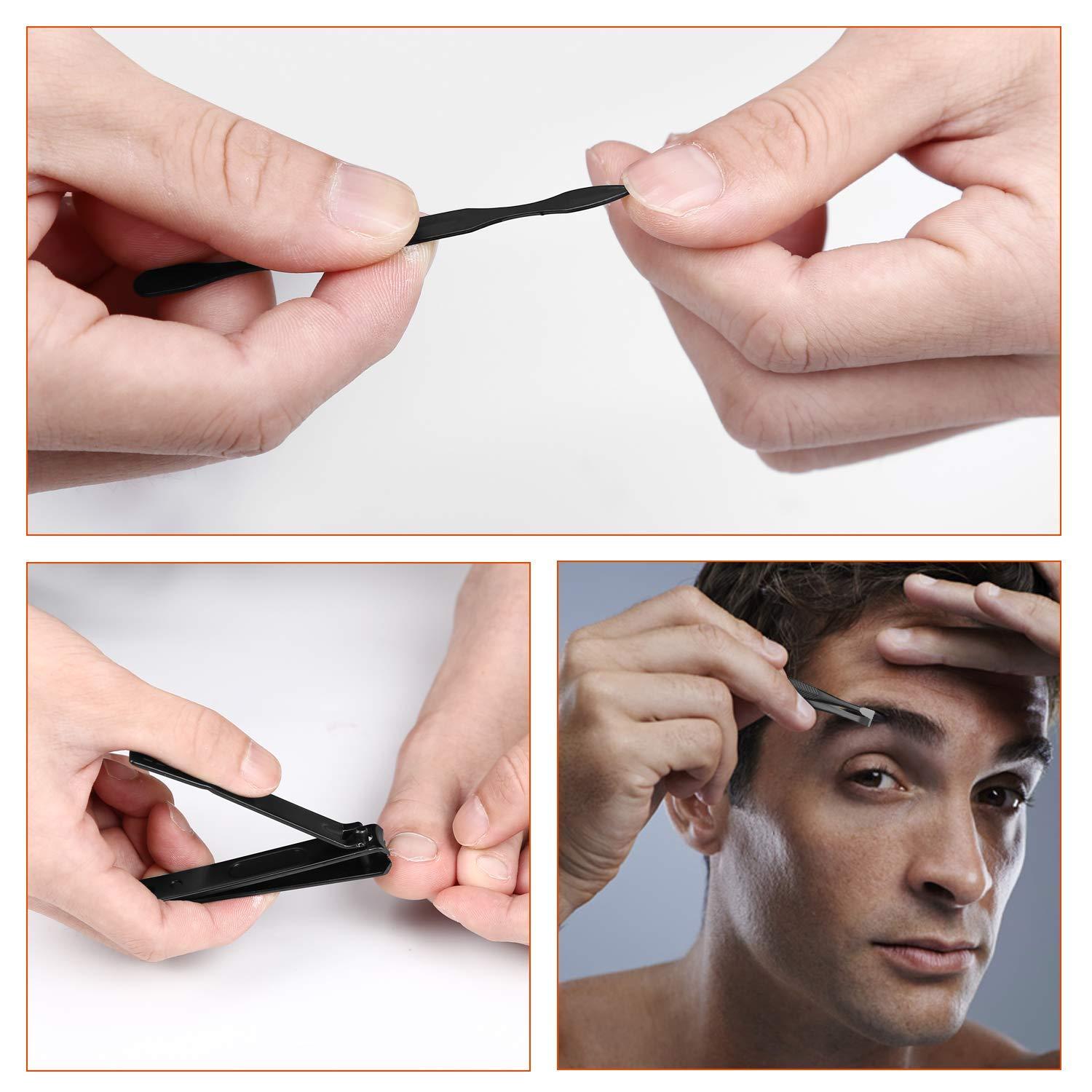 Maniküre Set Nagelknipser Pediküre Werkzeuge Edelstahl Reise Kit