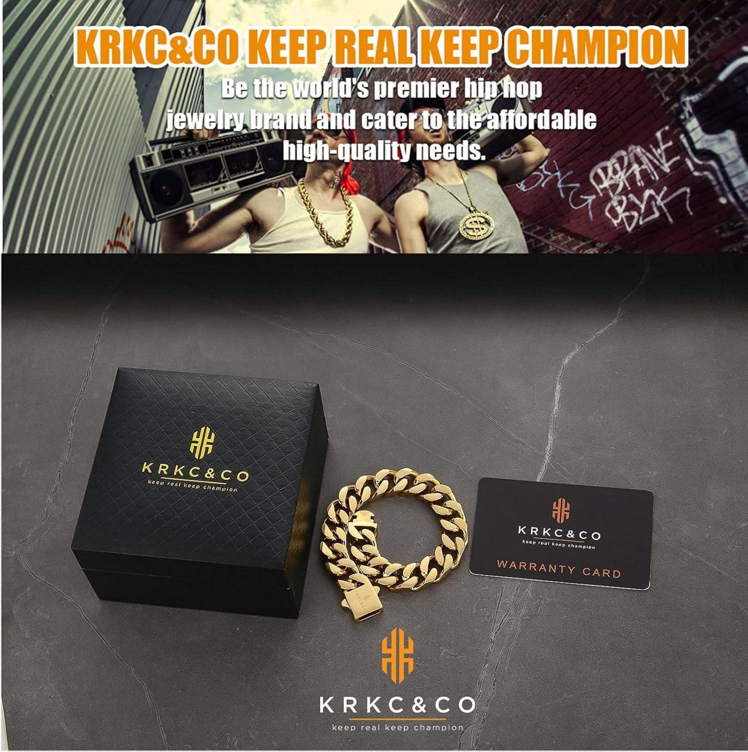 Cuban Armband Herren 18K Gold Panzerkette 14mm Hip Hop Männer Golden