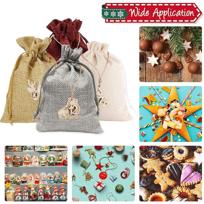 Adventskalender zum Befüllen mit Holzanhängern und Clips