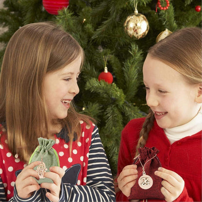 Adventskalender zum Befüllen mit 24 Säckchen und