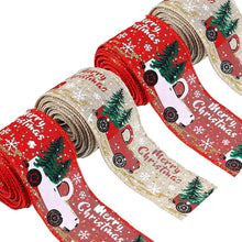 4 Rollen Weihnachtsbänder Satin Ripsband DIY Handwerk