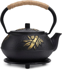 Gusseiserne Teekanne mit Emailliertem Interieur und