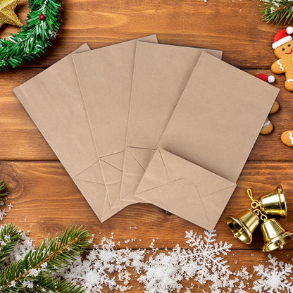 HAUSPROFI Adventskalender Kraftpapiertüten mit Zahlen zum