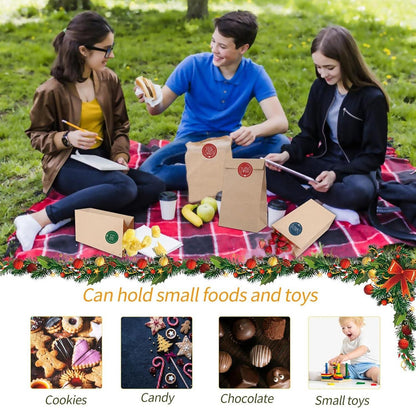 Adventskalender Kraftpapiertüten 24er Set Befüllen DIY Weihnachtskalender
