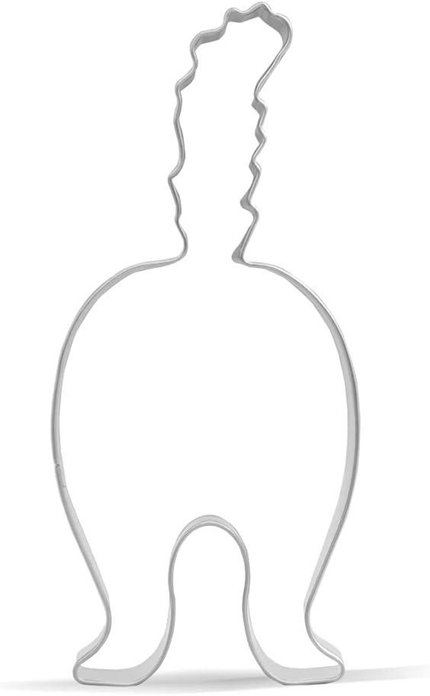 Katzen-Hintern Ausstechform 11,4 cm Edelstahl robust