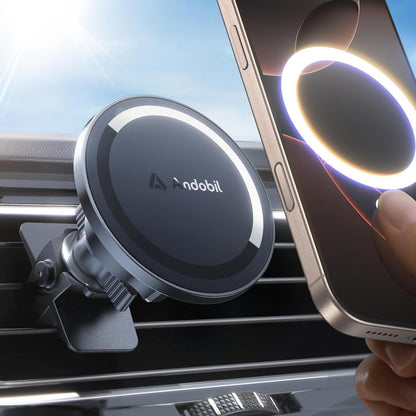 Andobil Handyhalterung Auto MagSafe 12xN55 Magnete iPhone