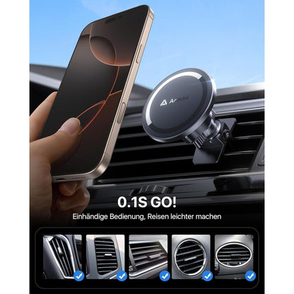 Andobil Handyhalterung Auto MagSafe 12xN55 Magnete iPhone