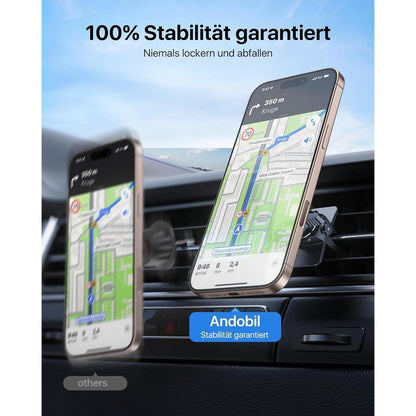 Andobil Handyhalterung Auto MagSafe 12xN55 Magnete iPhone