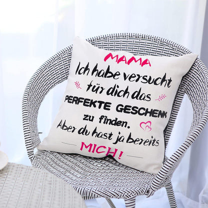 Personalisierter Mama Geburtstagsgeschenk Kissenbezug 45x45cm Mehrfarbig