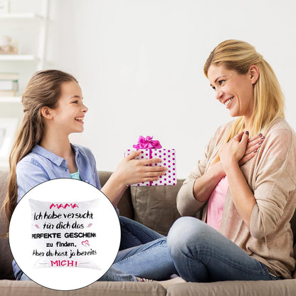 Personalisiertes Geburtstagsgeschenk für Mama Kissenbezug 45x45cm
