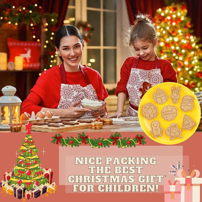 Weihnachts Ausstechformen Set 8-teilig Kunststoff Keksausstecher