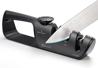 Professionelles 3-Stufen-Messerschärfer mit Griff - Für alle