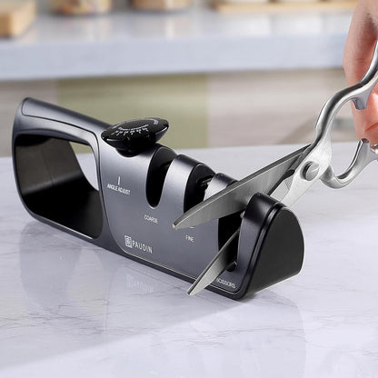 Professionelles 3-Stufen-Messerschärfer mit Griff - Für alle