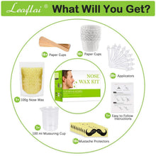 Nose Wax Kits Nasenwachs Set 100g Wachs 20 Applikatoren
