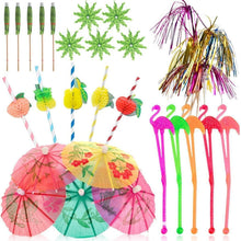 Cocktail Deko Party Deko 105 Stück Cocktail Dekorationen