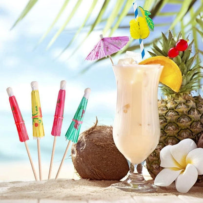 Cocktail Deko Party Deko 105 Stück Cocktail Dekorationen