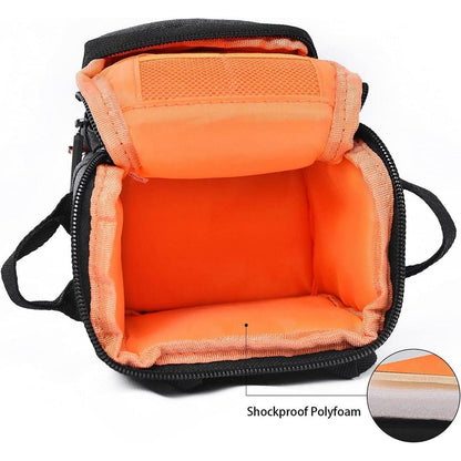 Stoßfeste Kameratasche für Nikon Canon Sony Olympus, Schwarz