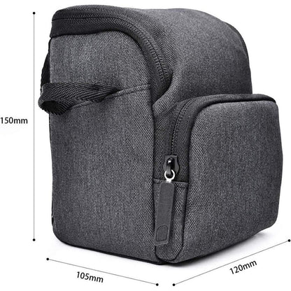 Stoßfeste Kameratasche für Nikon Canon Sony Olympus, Schwarz