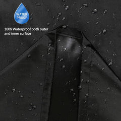 Feuerstellen Abdeckung Runde Wasserdicht 90x60cm Schwarz 500D Oxford