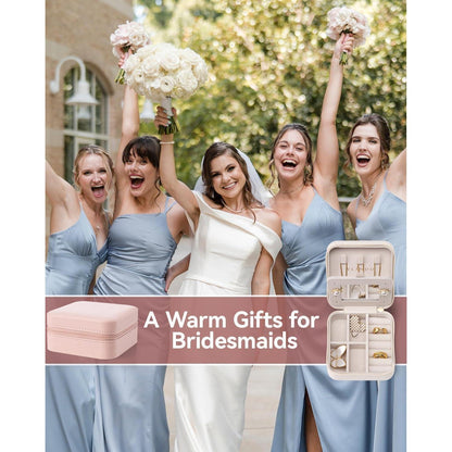 Vlando Schmuckkästchen Reise Klein mit Spiegel für